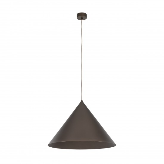 LAMPĂ PANDANTĂ CONO XL BROWN 1XE27
