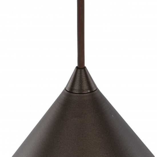 LAMPĂ PANDANTĂ CONO XL BROWN 1XE27