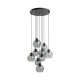 LAMPĂ PANDANTĂ CUBUS GRAPHITE 9 ROȚI