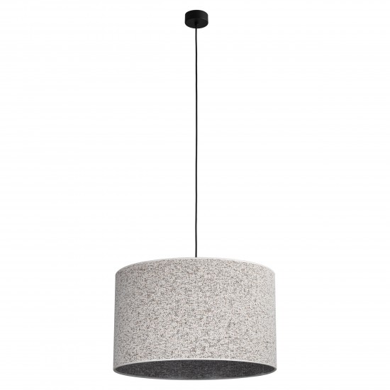 LAMPĂ PANDANTĂ NEAGRĂ DIN PERGAMENT 1XE27 500
