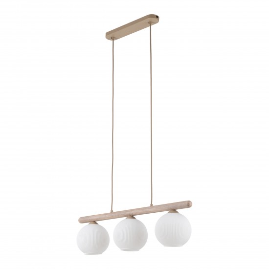LAMPĂ PANDANTĂ ALBĂ VIRLO 3XE14