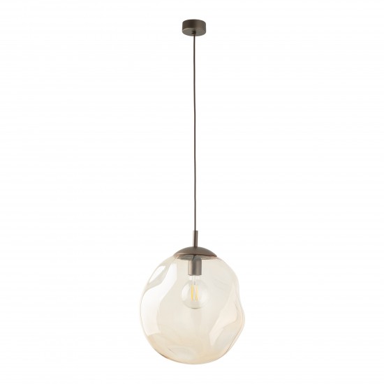LAMPĂ PANDANTĂ LAVA L BROWN 1XE27