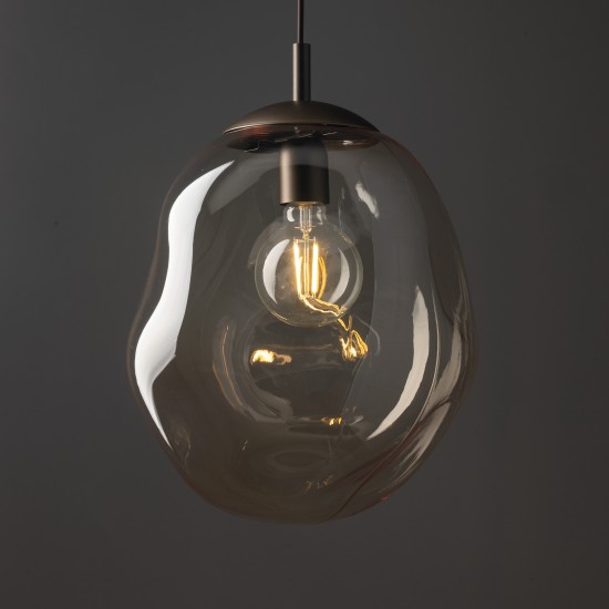 LAMPĂ PANDANTĂ LAVA L BROWN 1XE27