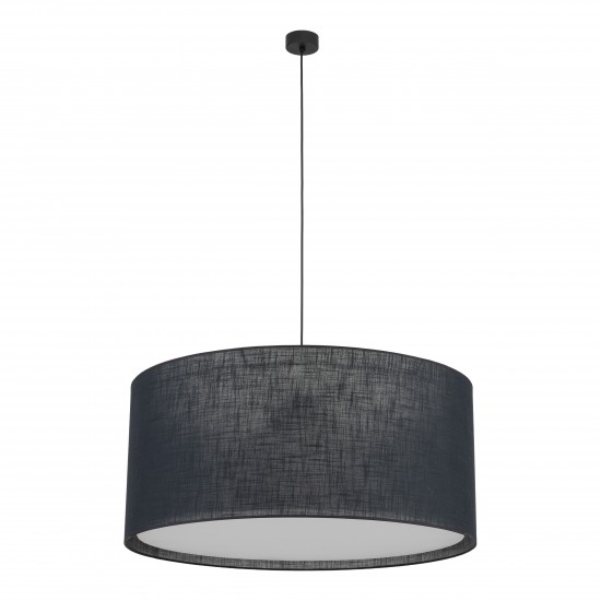 LAMPĂ PANDANTĂ NEAGRĂ LARGO 3XE27