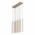 LAMPĂ PANDANTĂ FERRO SABIA CHAMPAGNE 10XG9 STRIP