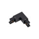 CONECTOR TRASOR CU UNGHI DREPT NEGRU CU TREI CIRCUITE