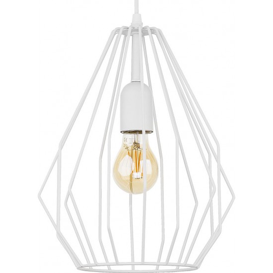 LAMPĂ PANDANTĂ ALBĂ INTENSĂ 1 D