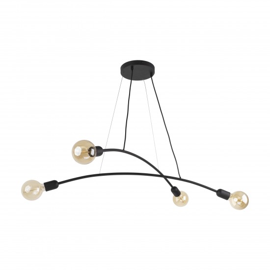 LAMPĂ PANDANTĂ HELIX BLACK 4