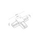 CONECTOR T NEGRU TRASOR