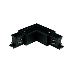 CONECTOR TRASOR CU TREI CIRCUITE NEGRU CU UNGHI DREPT STÂNGA