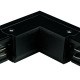 CONECTOR TRASOR CU TREI CIRCUITE NEGRU CU UNGHI DREPT STÂNGA