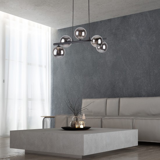 LAMPĂ PANDANTĂ ESTERA BLACK 5